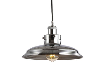 Bedford 11" Adjustable Iron Industrial Rustic LED Pendant - JONATHAN Y